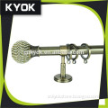 KYOK 28mm round curtain rods church decor, metal strong curtain eyelet rings, new elegant designer curtain rods